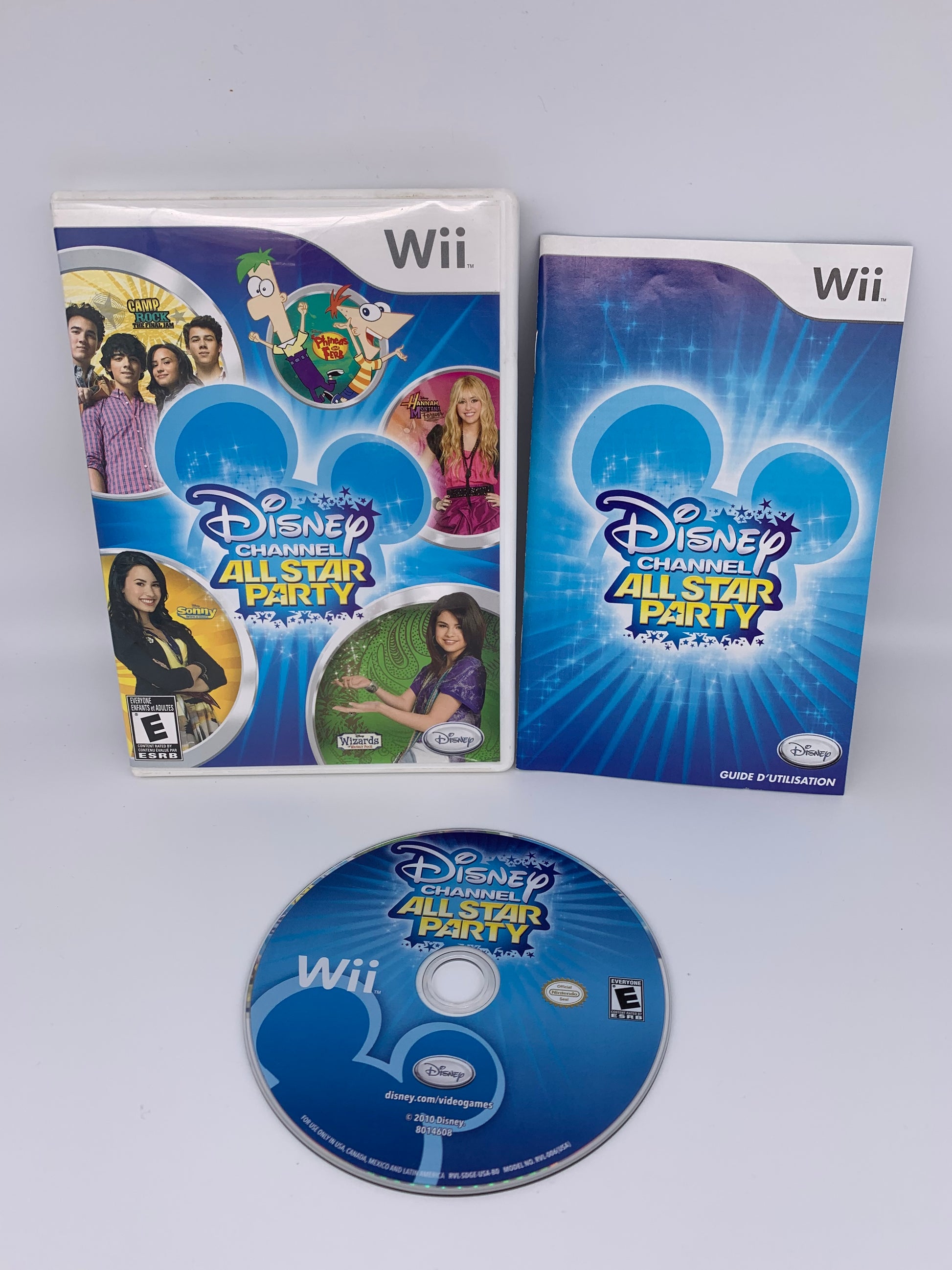 PiXEL-RETRO.COM : NINTENDO WII COMPLET CIB BOX MANUAL GAME NTSC DISNEY ALL STAR PARTY CHANNEL