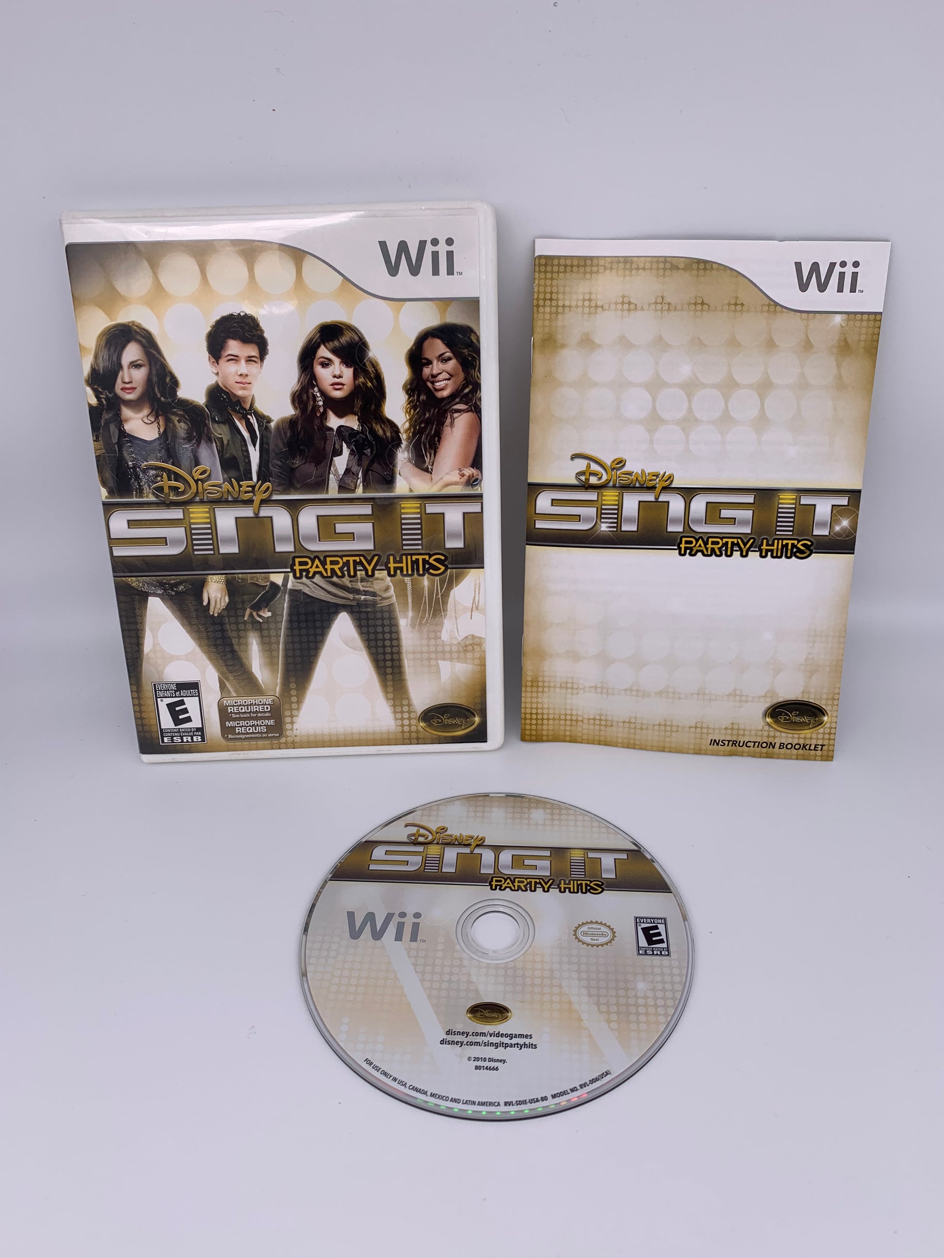 PiXEL-RETRO.COM : NINTENDO WII COMPLET CIB BOX MANUAL GAME NTSC DISNEY SING IT PARTY HITS