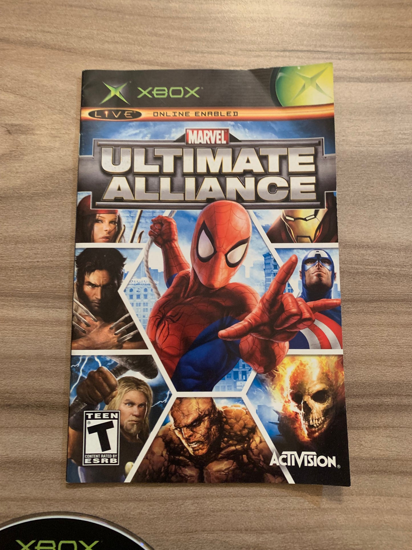 MiCROSOFT XBOX ORiGiNAL | MARVEL ULTiMATE ALLiANCE