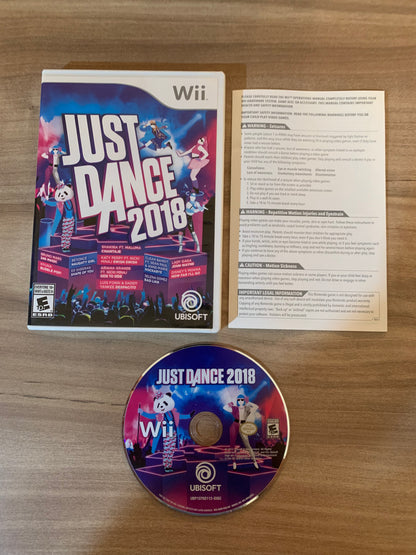 PiXEL-RETRO.COM : NINTENDO WII COMPLET CIB BOX MANUAL GAME NTSC JUST DANCE 2018