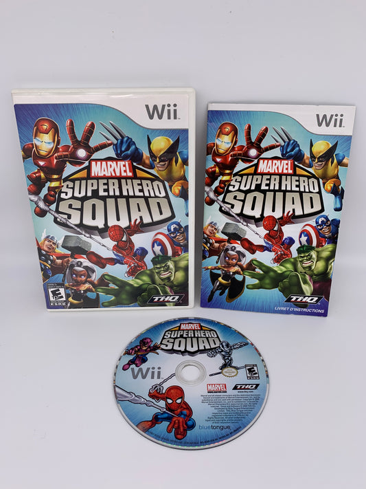 PiXEL-RETRO.COM : NINTENDO WII COMPLET CIB BOX MANUAL GAME NTSC MARVEL SUPER HERO SQUAD