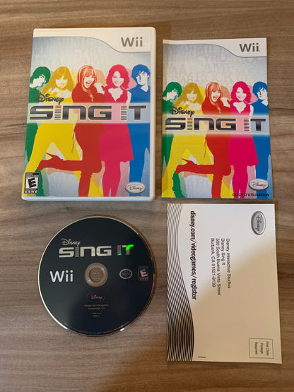 PiXEL-RETRO.COM : NINTENDO WII COMPLET CIB BOX MANUAL GAME NTSC DISNEY SING IT