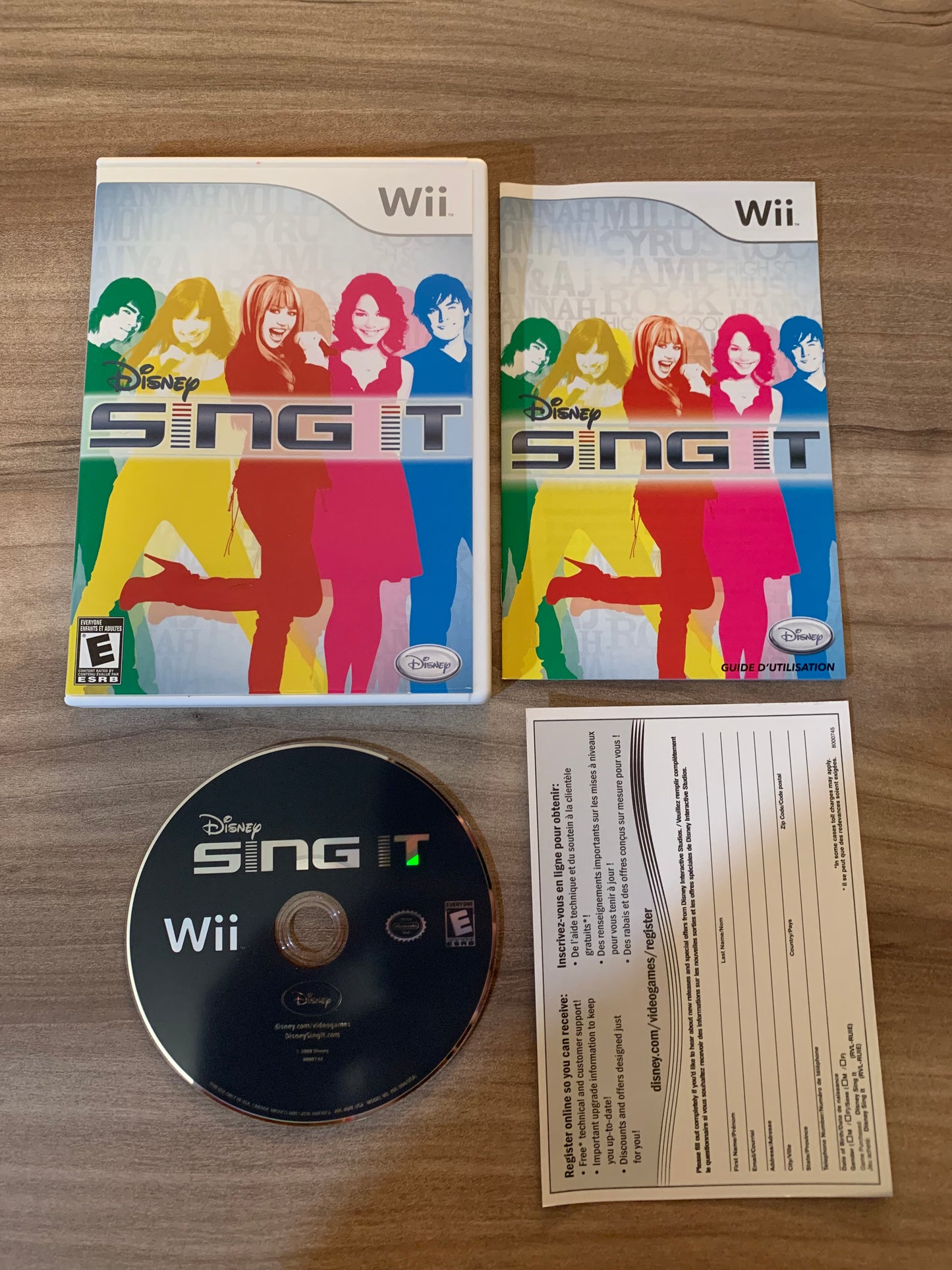 PiXEL-RETRO.COM : NINTENDO WII COMPLET CIB BOX MANUAL GAME NTSC DISNEY SING IT