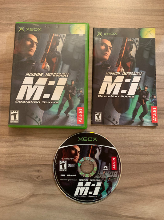 PiXEL-RETRO.COM : MICROSOFT XBOX COMPLETE CIB BOX MANUAL GAME NTSC MISSION IMPOSSIBLE OPERATION SURMA