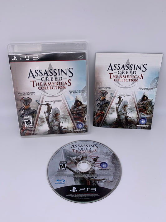 PiXEL-RETRO.COM : SONY PLAYSTATION 3 (PS3) COMPLET CIB BOX MANUAL GAME NTSC ASSASSIN'S CREED THE AMERICAS COLLECTION