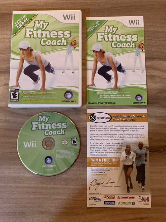 PiXEL-RETRO.COM : NINTENDO WII COMPLET CIB BOX MANUAL GAME NTSC MY FITNESS COACH