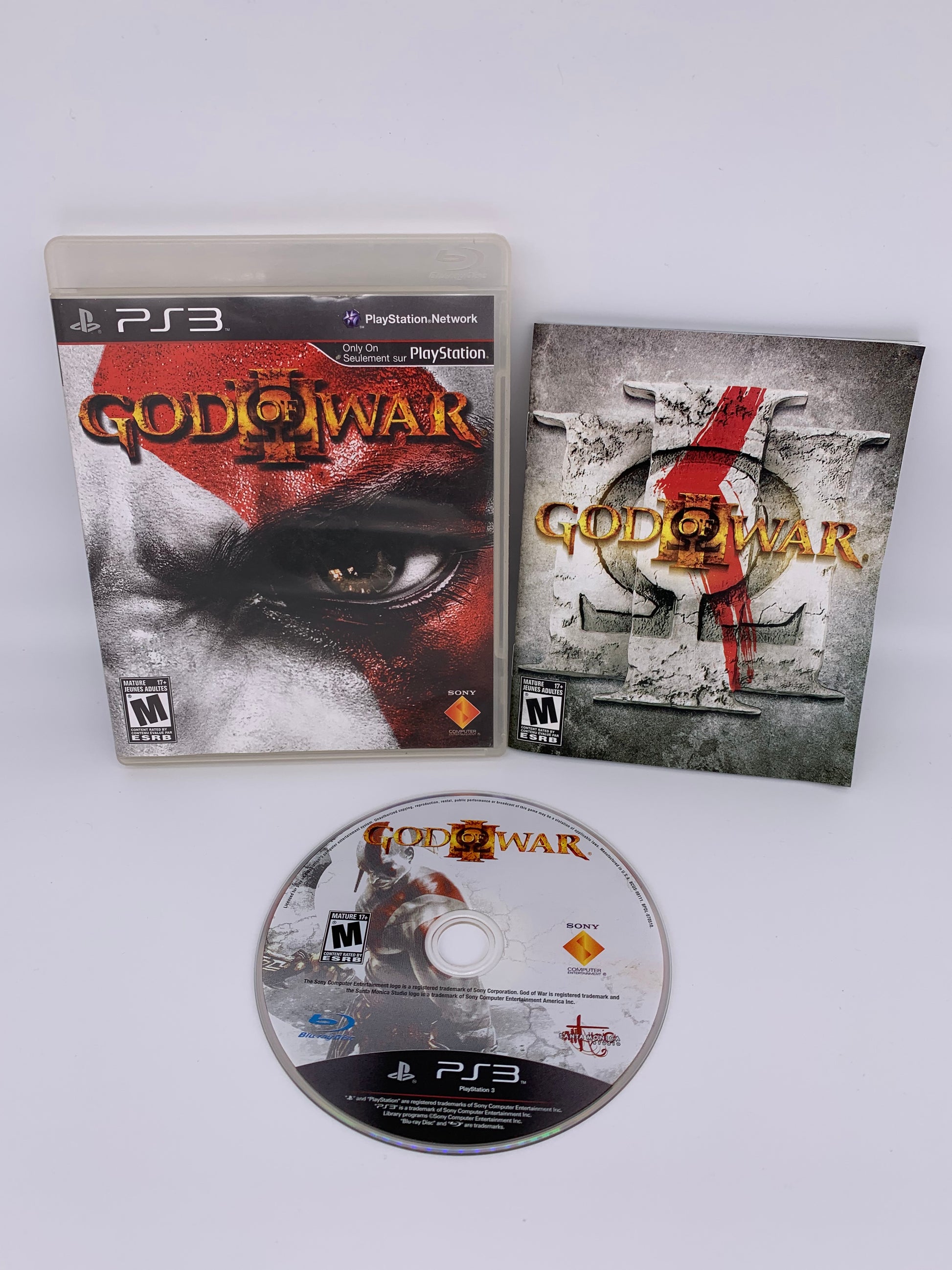 PiXEL-RETRO.COM : SONY PLAYSTATION 3 (PS3) COMPLET CIB BOX MANUAL GAME NTSC GOD OF WAR III