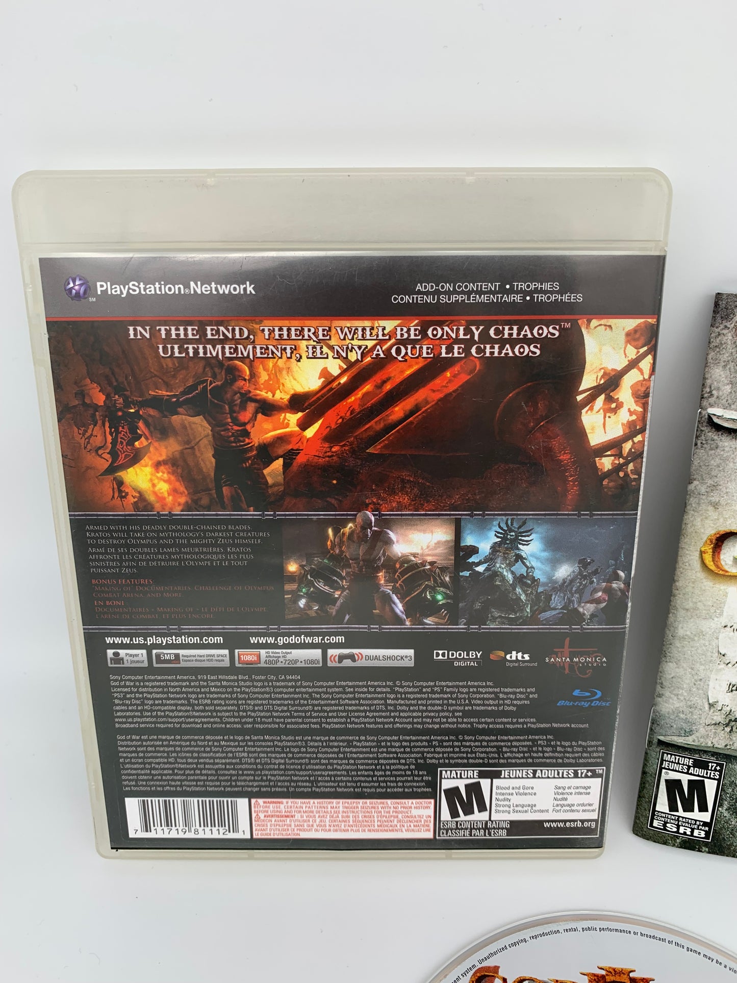 SONY PLAYSTATiON 3 [PS3] | GOD OF WAR III
