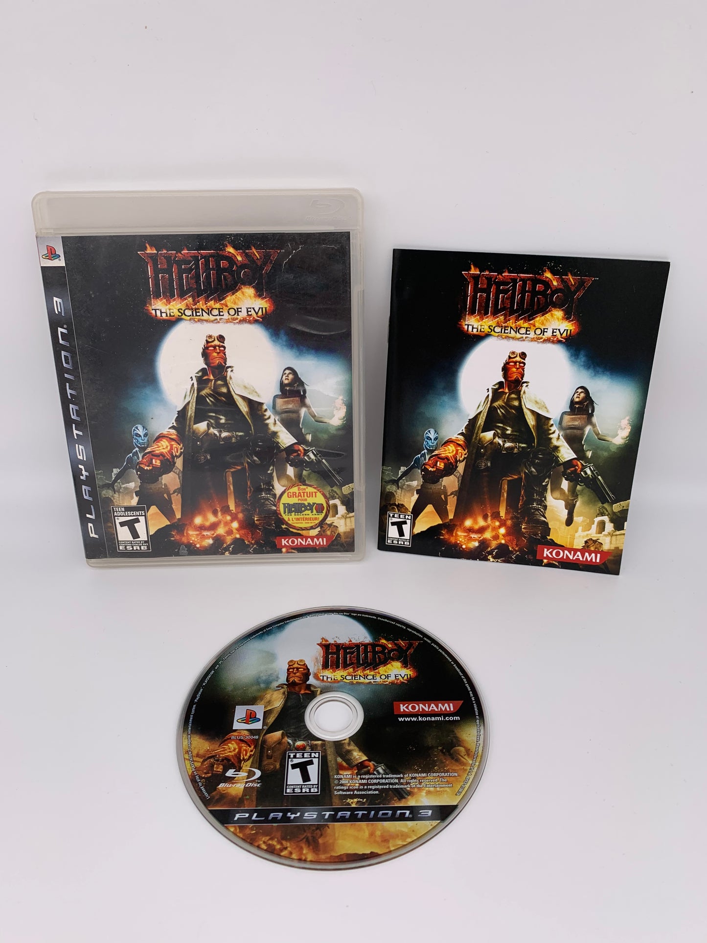 PiXEL-RETRO.COM : sony playstation 3 ps3 hellboy the science of evil complete game box manual ntsc