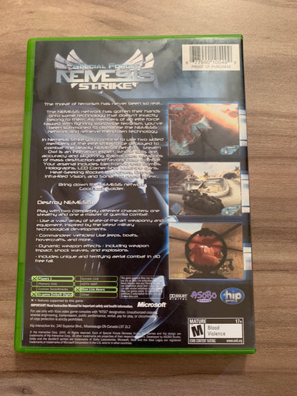 MiCROSOFT XBOX ORiGiNAL | SPECiAL FORCES NEMESiS STRiKE