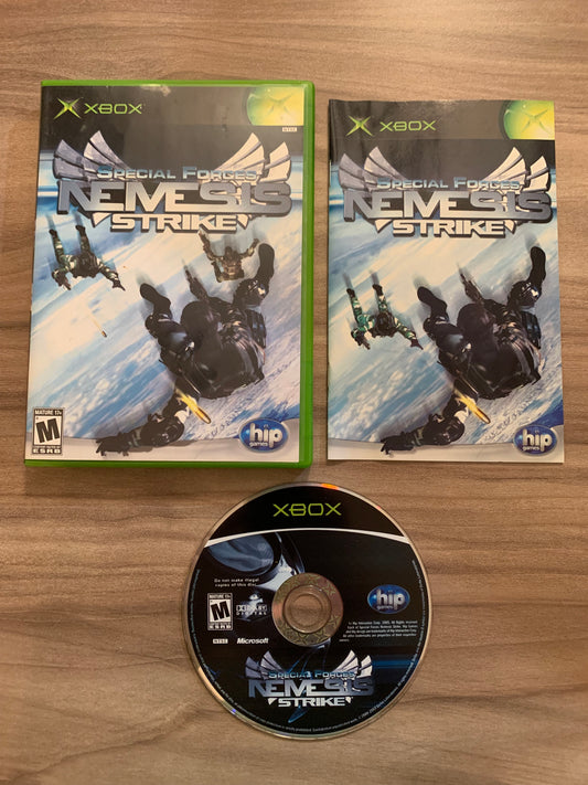 PiXEL-RETRO.COM : MICROSOFT XBOX COMPLETE CIB BOX MANUAL GAME NTSC SPECIAL FORCES NEMESIS STRIKE