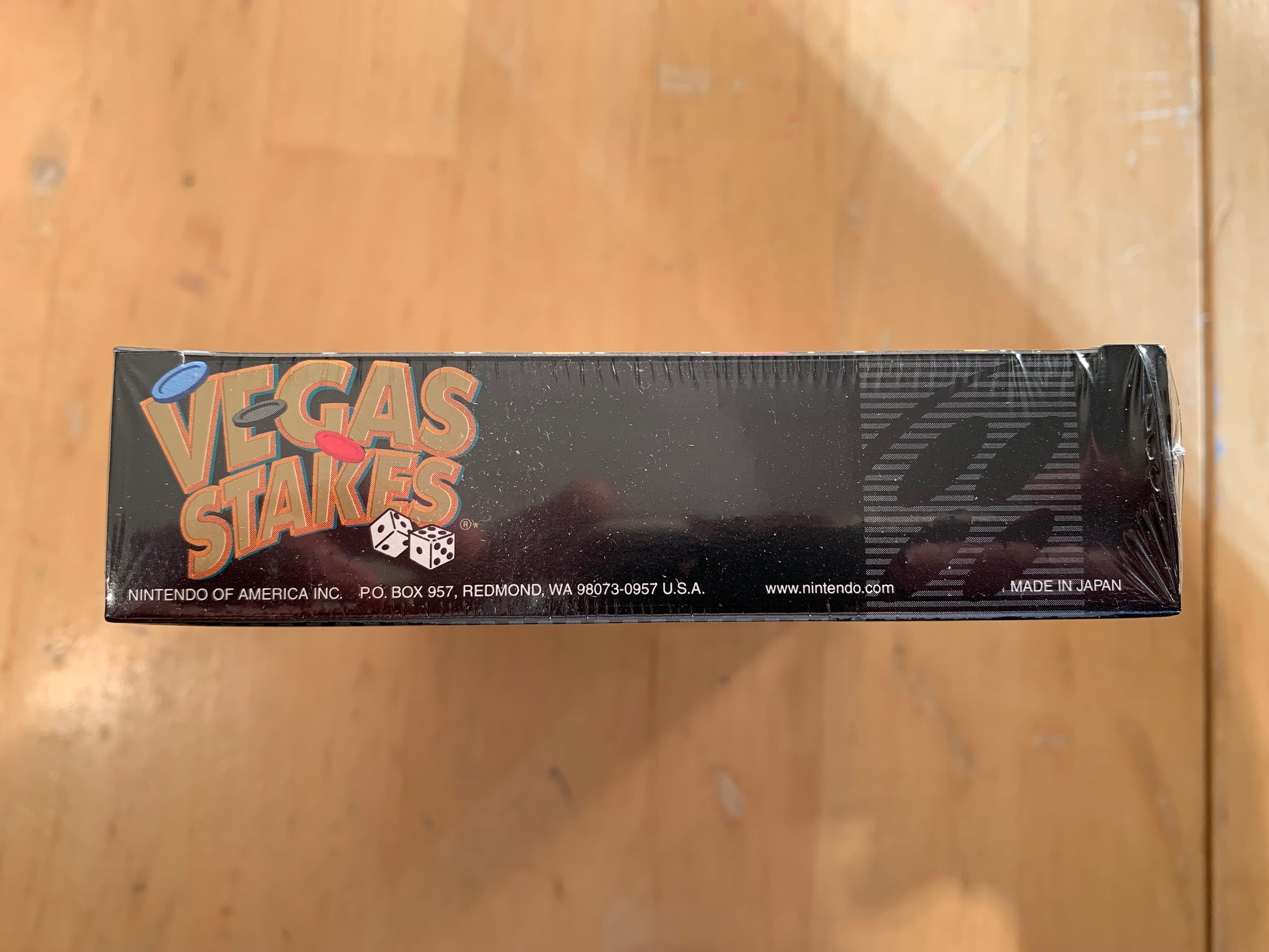 PiXEL-RETRO.COM : SUPER NINTENDO NES (SNES) VEGAS STAKES NEW/SCELLED COMPLET CIB BOX MANUAL POSTER MAP GAME NTSC