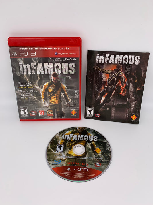 PiXEL-RETRO.COM : SONY PLAYSTATION 3 (PS3) COMPLET CIB BOX MANUAL GAME NTSC INFAMOUS