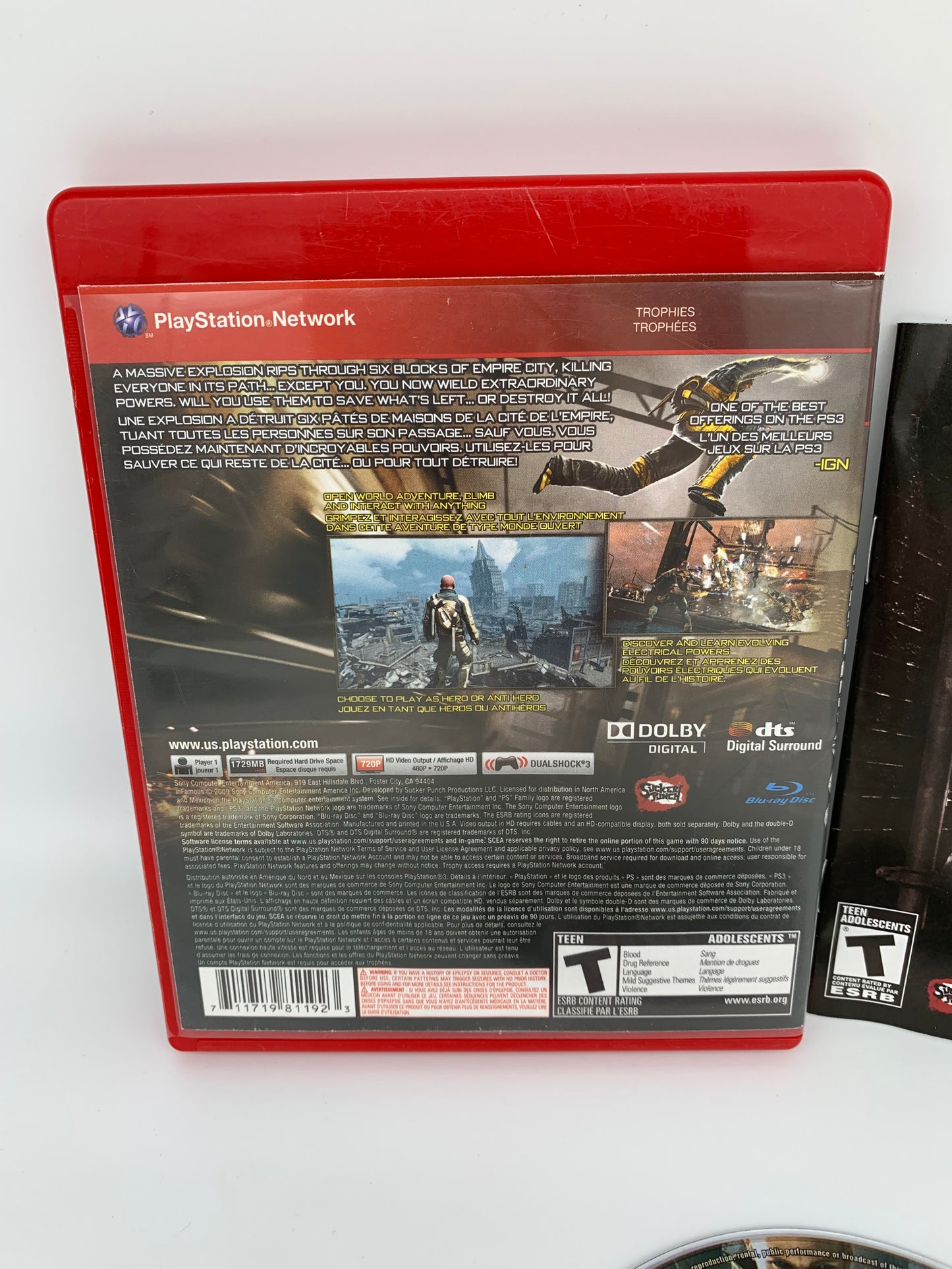 SONY PLAYSTATiON 3 [PS3] | iNFAMOUS | GREATEST HiTS