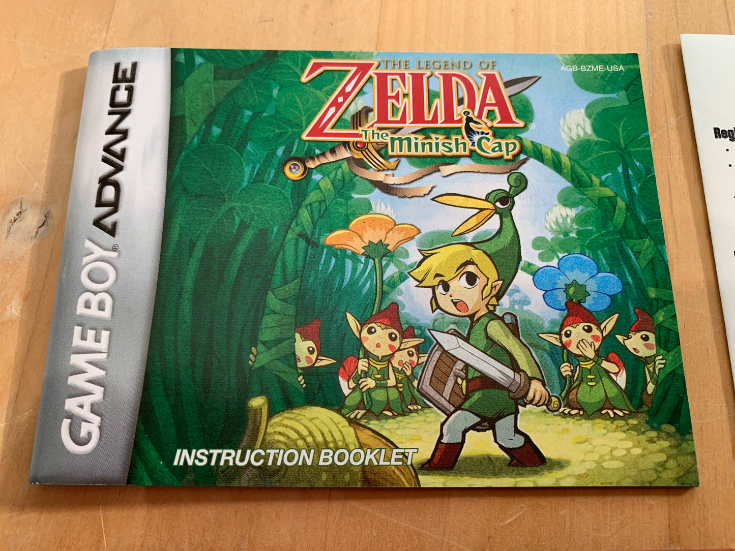 NiNTENDO GAME BOY ADVANCE [GBA] | THE LEGEND OF ZELDA THE MiNiSH CAP