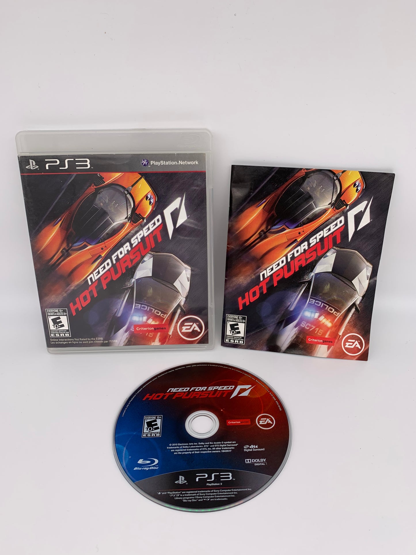 PiXEL-RETRO.COM : SONY PLAYSTATION 3 (PS3) COMPLET CIB BOX MANUAL GAME NTSC NEED FOR SPEED HOT PURSUIT
