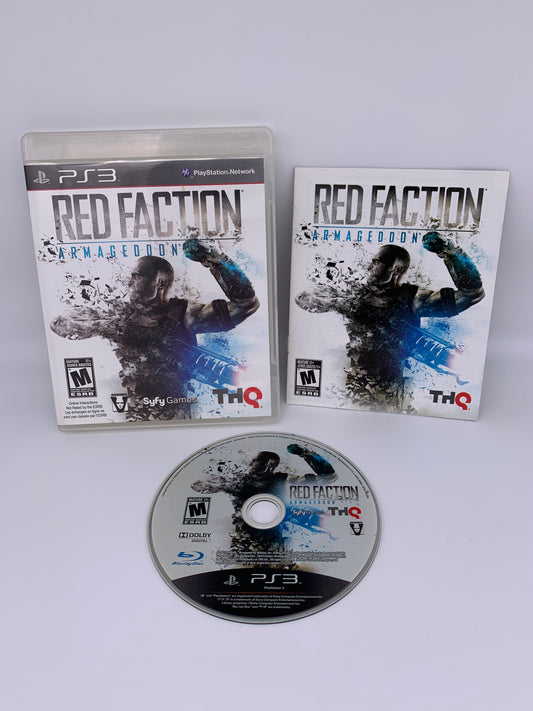 PiXEL-RETRO.COM : SONY PLAYSTATIN 3 PS3 RED FACTION ARMAGEDDON COMPLETE GAME BOX MANUAL NTSC