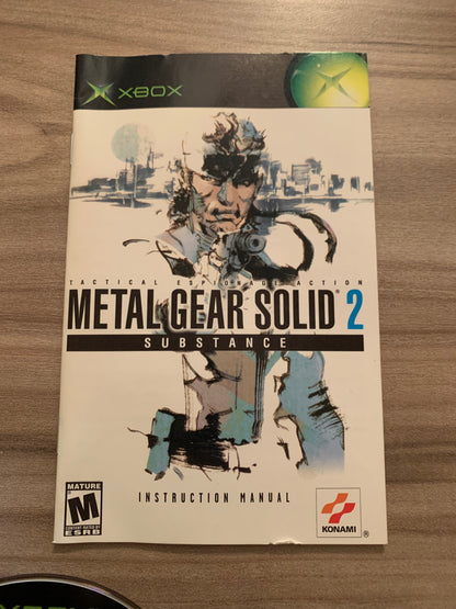 MiCROSOFT XBOX ORiGiNAL | METAL GEAR SOLiD 2 SUBSTANCE