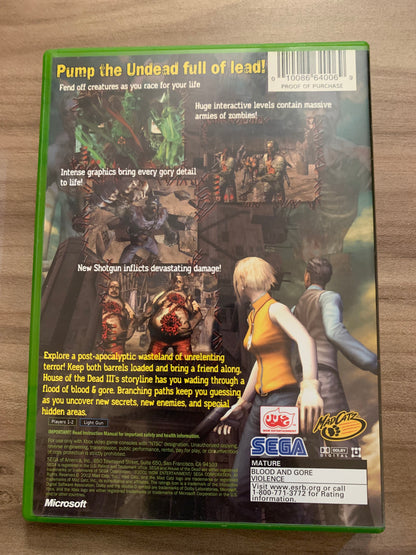 MiCROSOFT XBOX ORiGiNAL | THE HOUSE OF THE DEAD III