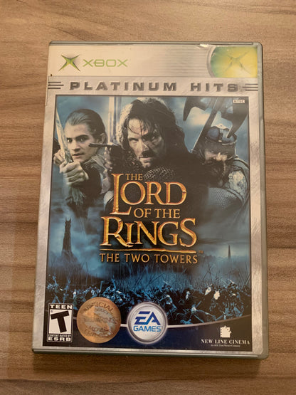 MiCROSOFT XBOX ORiGiNAL | THE LORD OF THE RiNGS THE TWO TOWERS | PLATiNUM HiTS