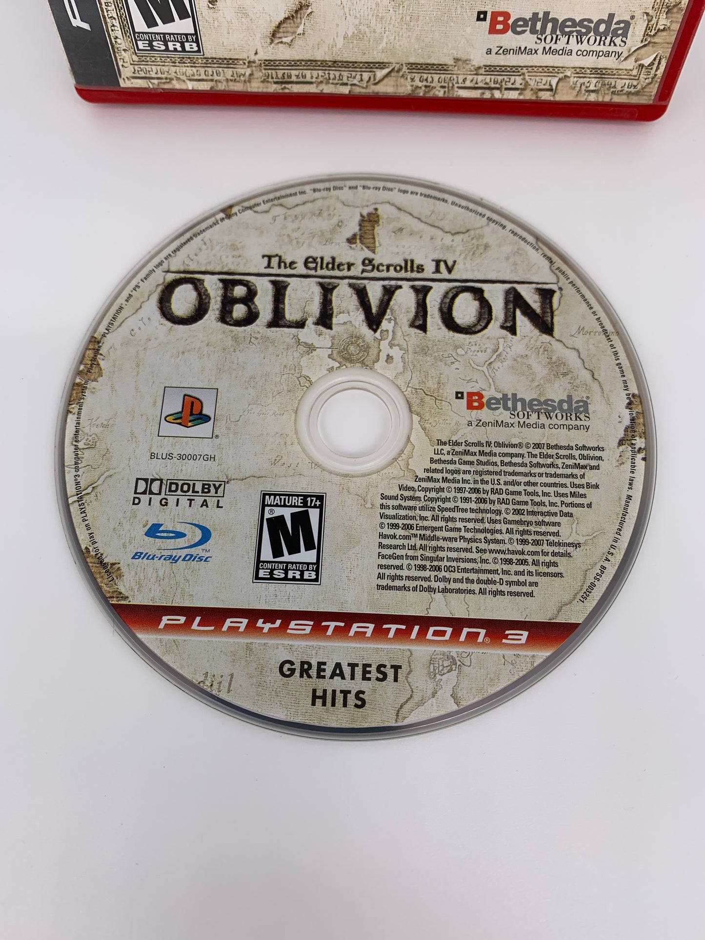 SONY PLAYSTATiON 3 [PS3] | THE ELDER SCROLLS IV OBLiBiON | GREATEST HiTS