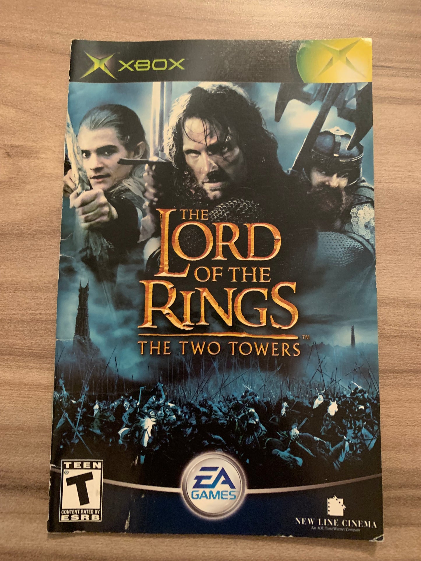 MiCROSOFT XBOX ORiGiNAL | THE LORD OF THE RiNGS THE TWO TOWERS | PLATiNUM HiTS