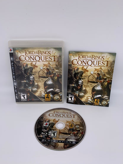 PiXEL-RETRO.COM : SONY PLAYSTATION 3 (PS3) COMPLET CIB BOX MANUAL GAME NTSC THE LORD OF THE RING CONQUEST