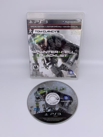 PiXEL-RETRO.COM : SONY PLAYSTATION 3 (PS3) COMPLET CIB BOX MANUAL GAME NTSC TOM CLANCY'S SPLINTER CELL BLACKLIST SPECIAL EDITION