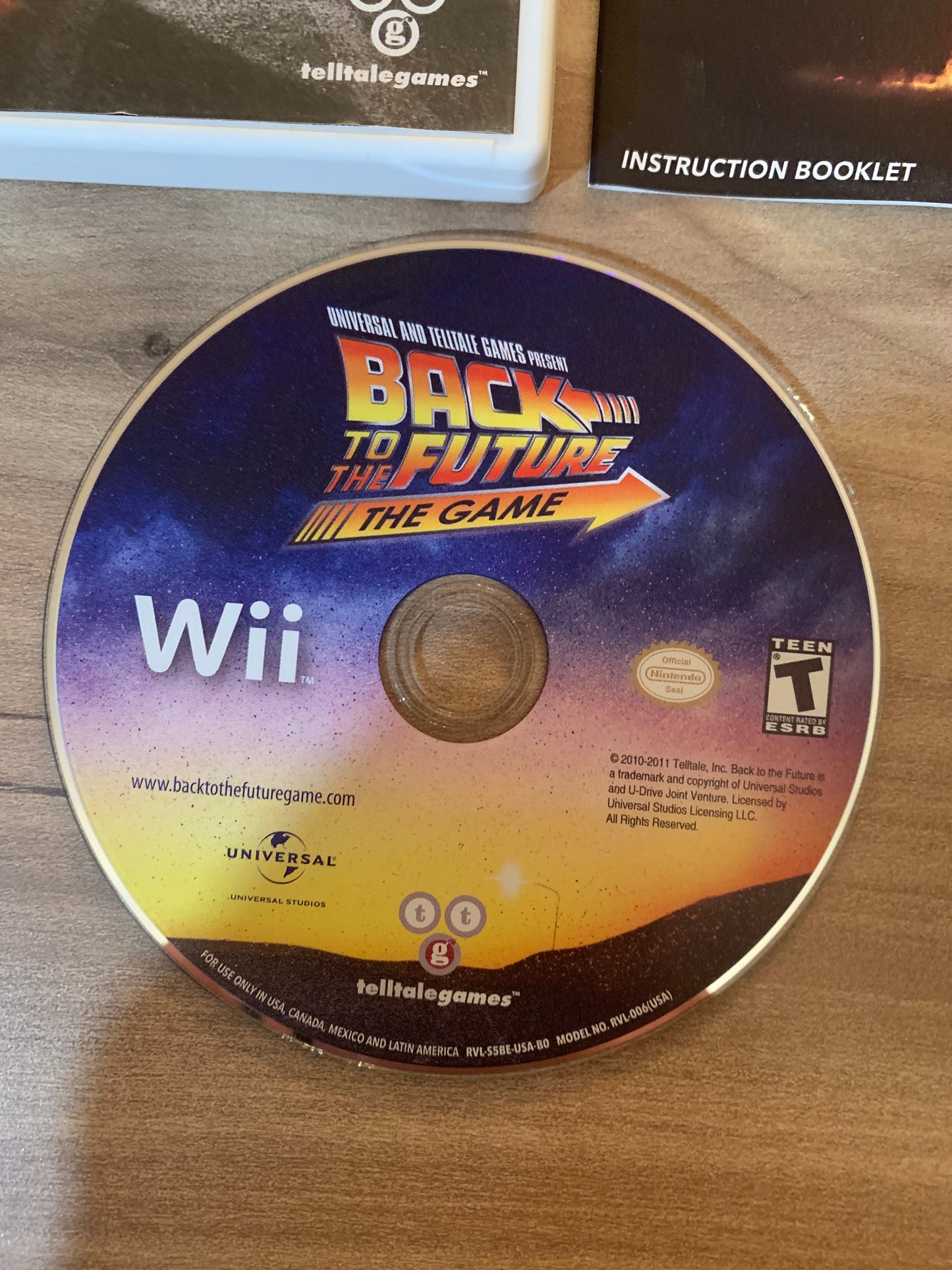NiNTENDO Wii | BACK TO THE FUTURE THE GAME