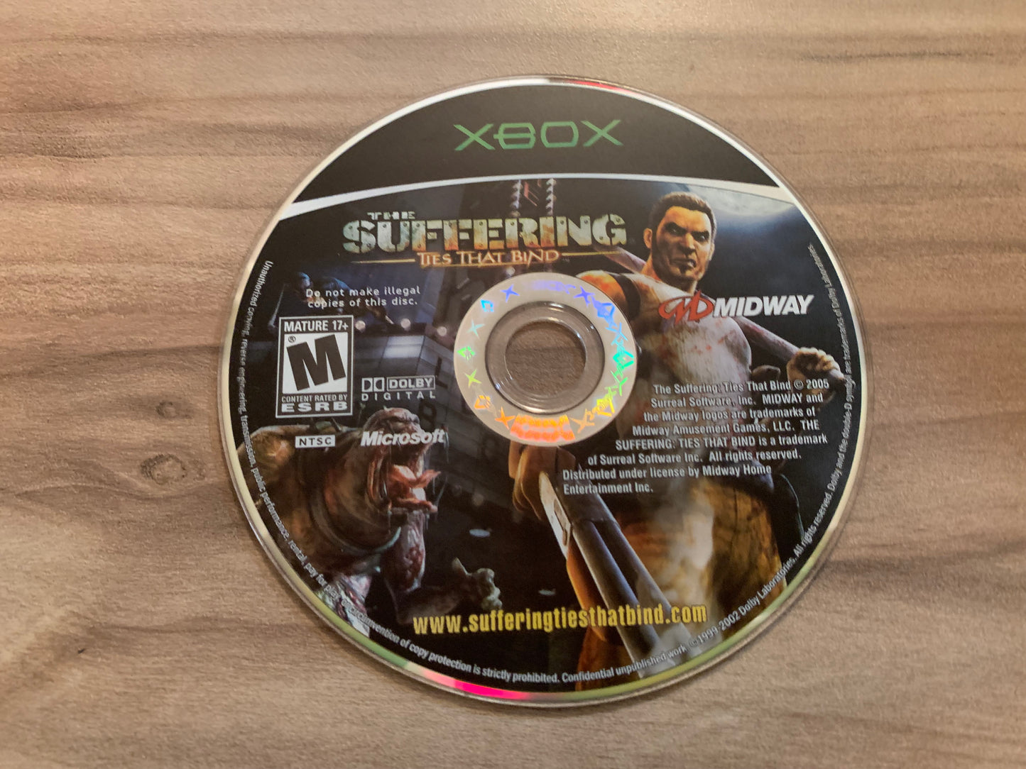 MiCROSOFT XBOX ORiGiNAL | THE SUFFERiNG TiES THAT BiND