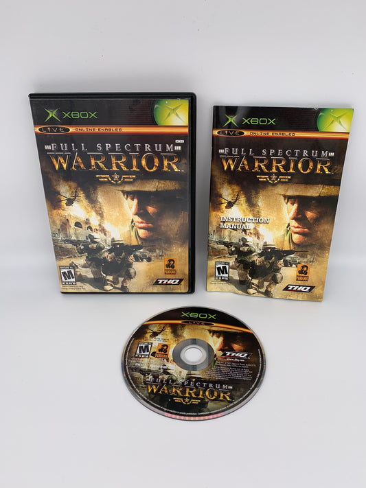 PiXEL-RETRO.COM : MICROSOFT XBOX COMPLETE CIB BOX MANUAL GAME NTSC FULL SPECTRUM WARRIOR