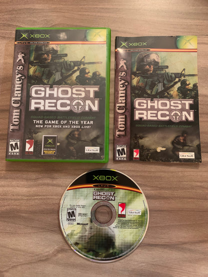 PiXEL-RETRO.COM : MICROSOFT XBOX COMPLETE CIB BOX MANUAL GAME NTSC GHOST RECON