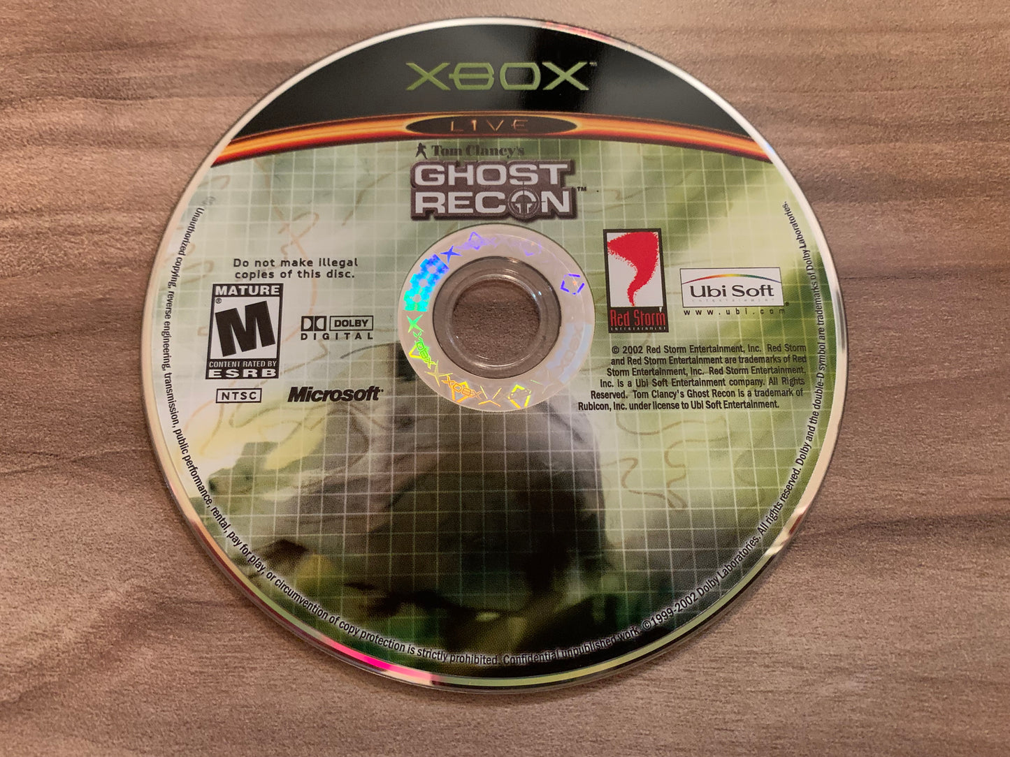 MiCROSOFT XBOX ORiGiNAL | TOM CLANCYS GHOST RECON