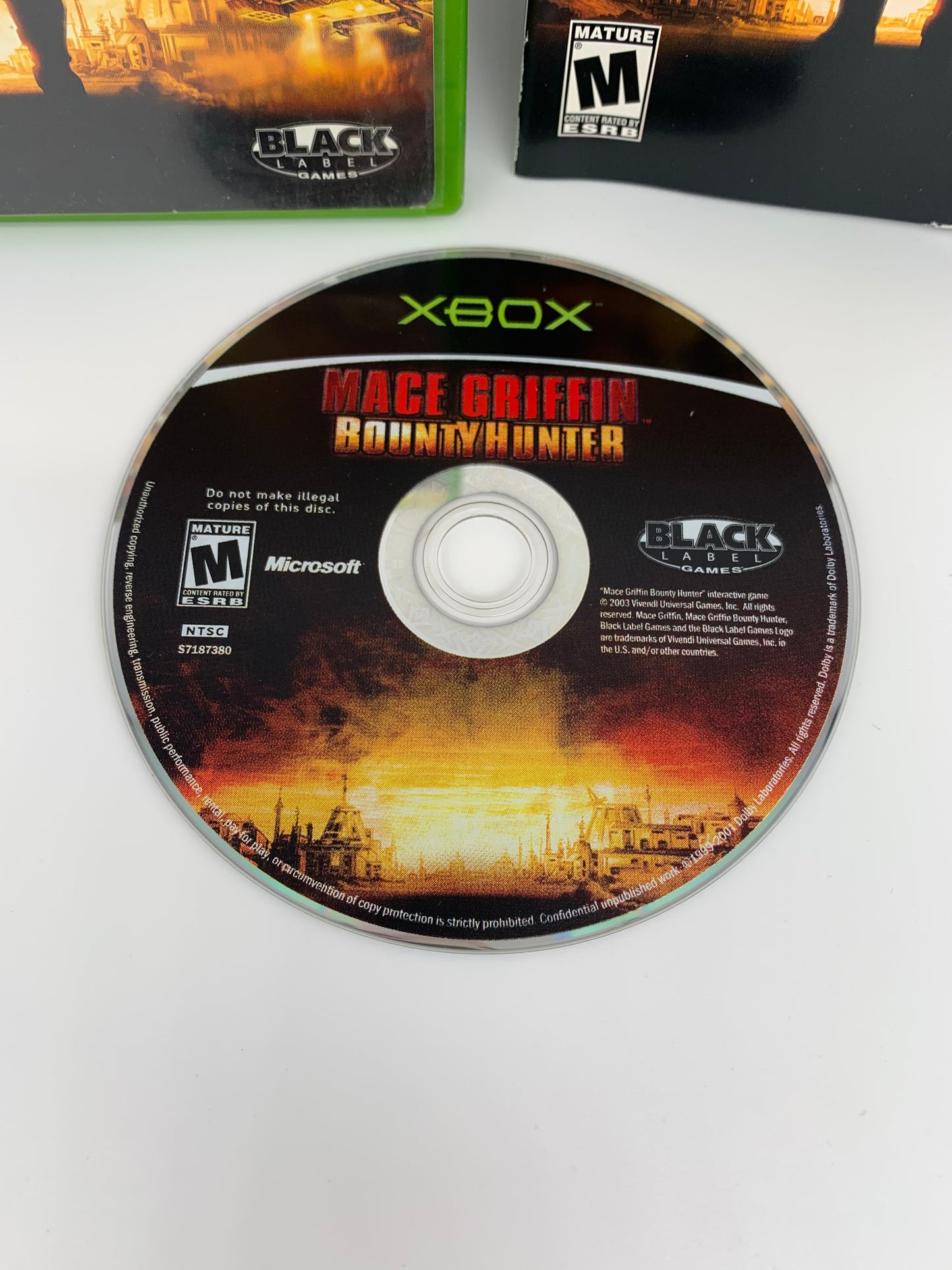 MiCROSOFT XBOX ORiGiNAL | MACE GRiFFiN BOUNTY HUNTER