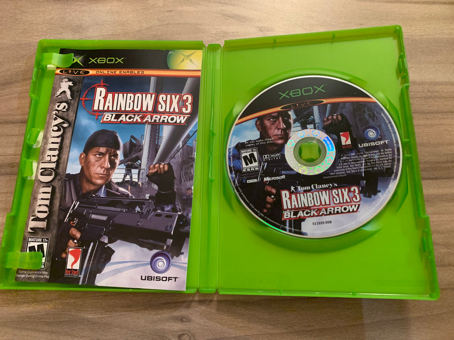 MiCROSOFT XBOX ORiGiNAL | TOM CLANCYS RAiNBOW SiX 3 BLACK ARROW