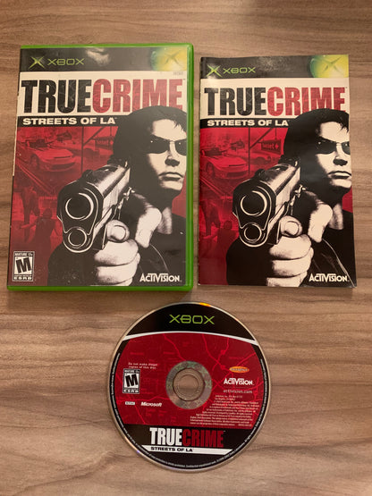 PiXEL-RETRO.COM : MICROSOFT XBOX COMPLETE CIB BOX MANUAL GAME NTSC TRUE CRIME STREET OF L.A.