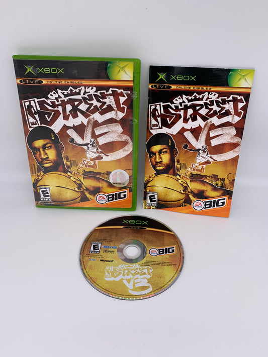PiXEL-RETRO.COM : MICROSOFT XBOX COMPLETE CIB BOX MANUAL GAME NTSC NBA STREET V 3