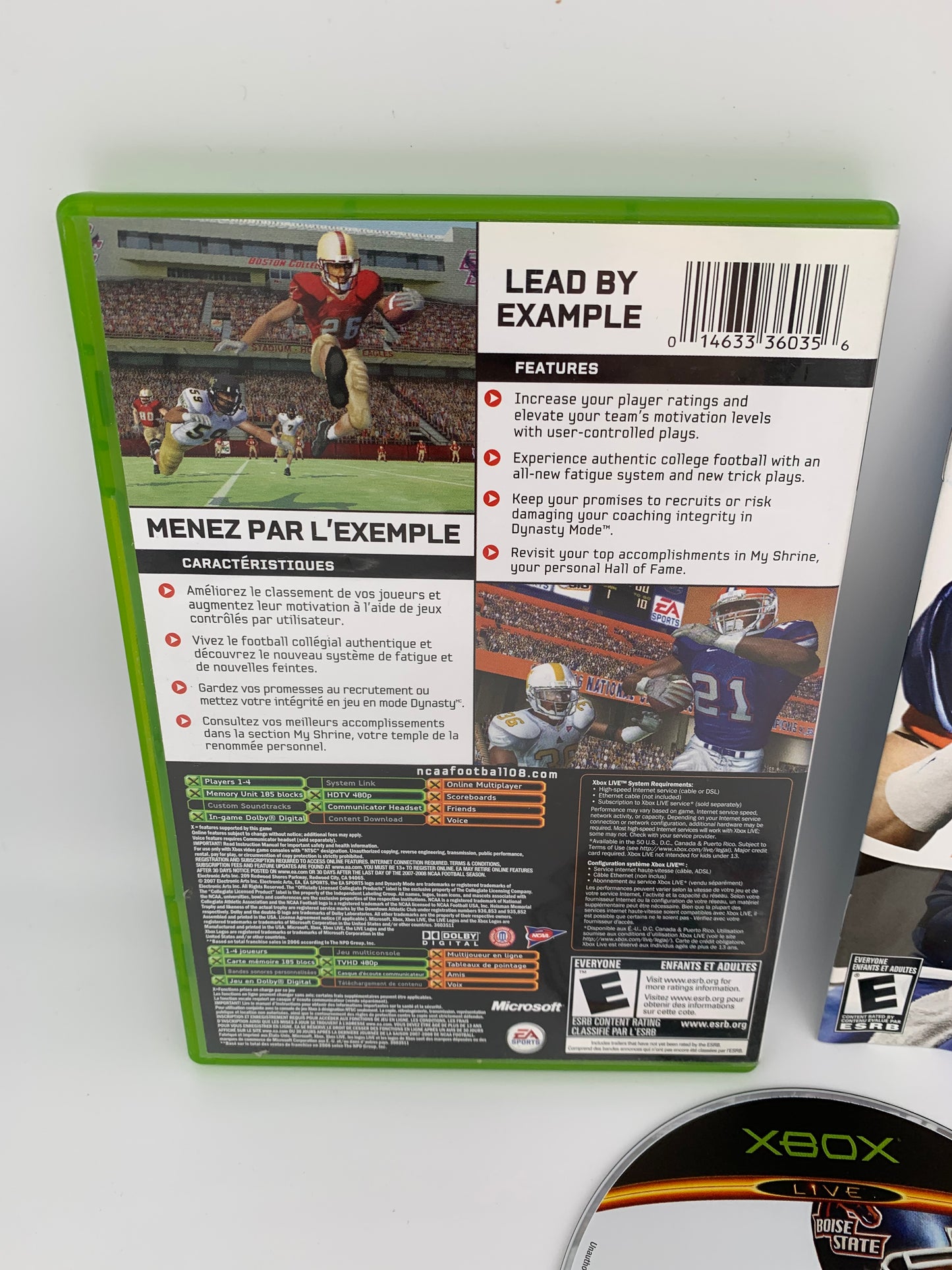 MiCROSOFT XBOX ORiGiNAL | NCAA FOOTBALL 08