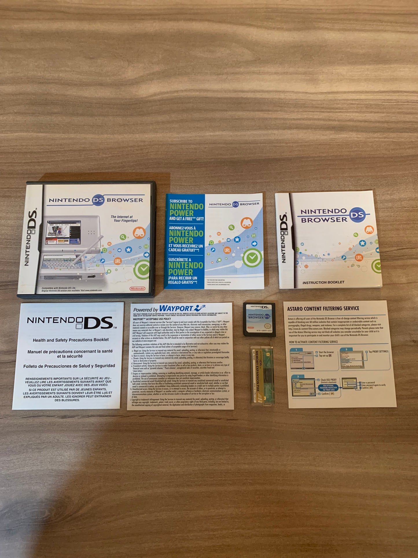 PiXEL-RETRO.COM : NINTENDO DS (DS) COMPLETE CIB BOX MANUAL GAME NTSC NINTENDO DS BROWSER