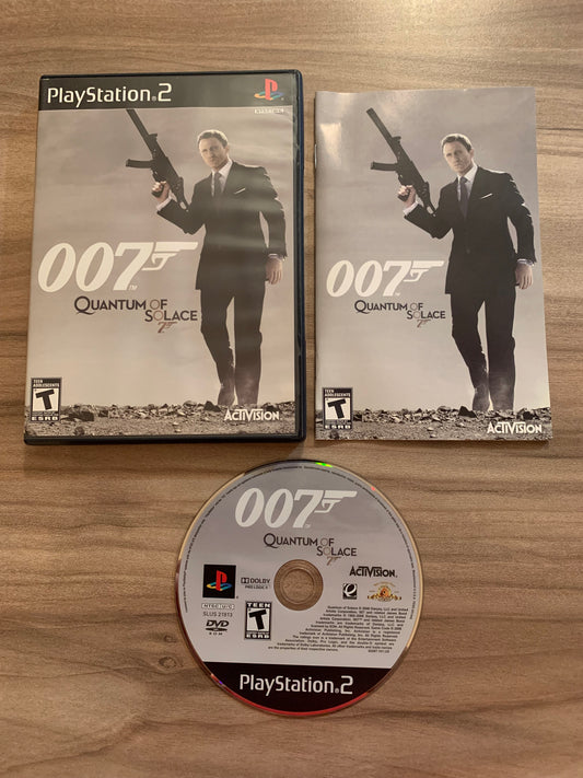 PiXEL-RETRO.COM : SONY PLAYSTATION 2 (PS2) 007 QUANTUM OF SOLACE COMPLET CIB BOX MANUAL GAME NTSC