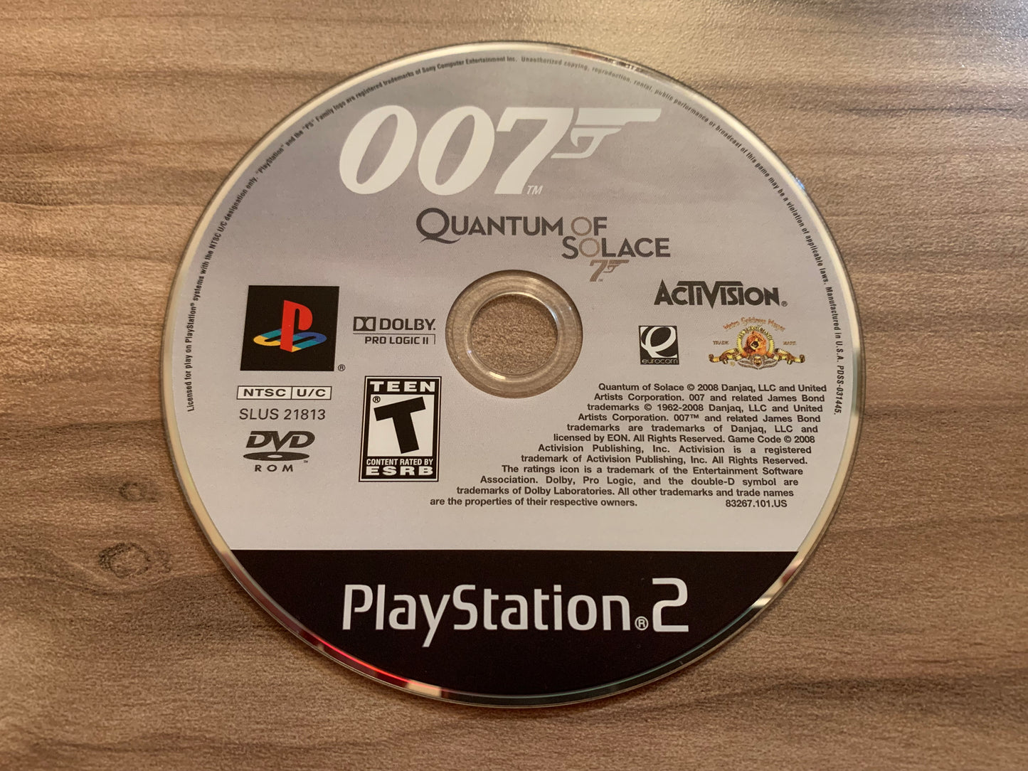 SONY PLAYSTATiON 2 [PS2] | 007 QUANTUM OF SOLACE