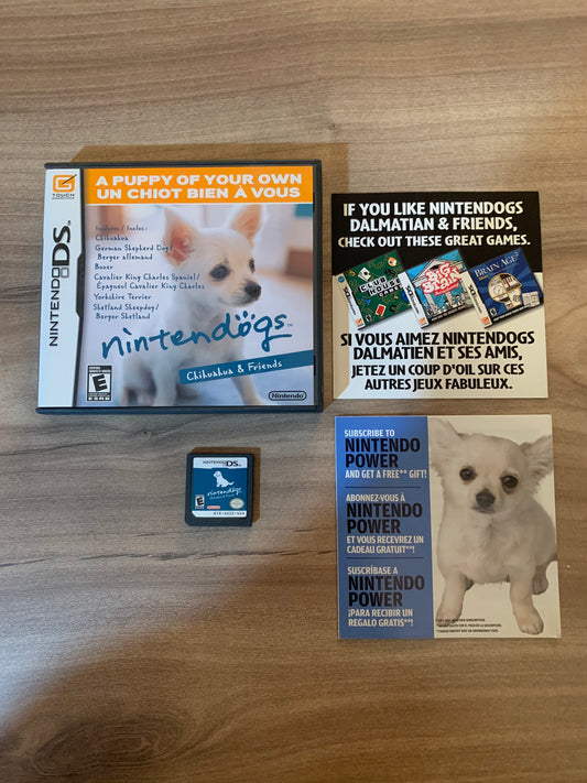PiXEL-RETRO.COM : NINTENDO DS (DS) COMPLETE CIB BOX MANUAL GAME NTSC NINTENDOGS CHIHUAHUA & FRIENDS