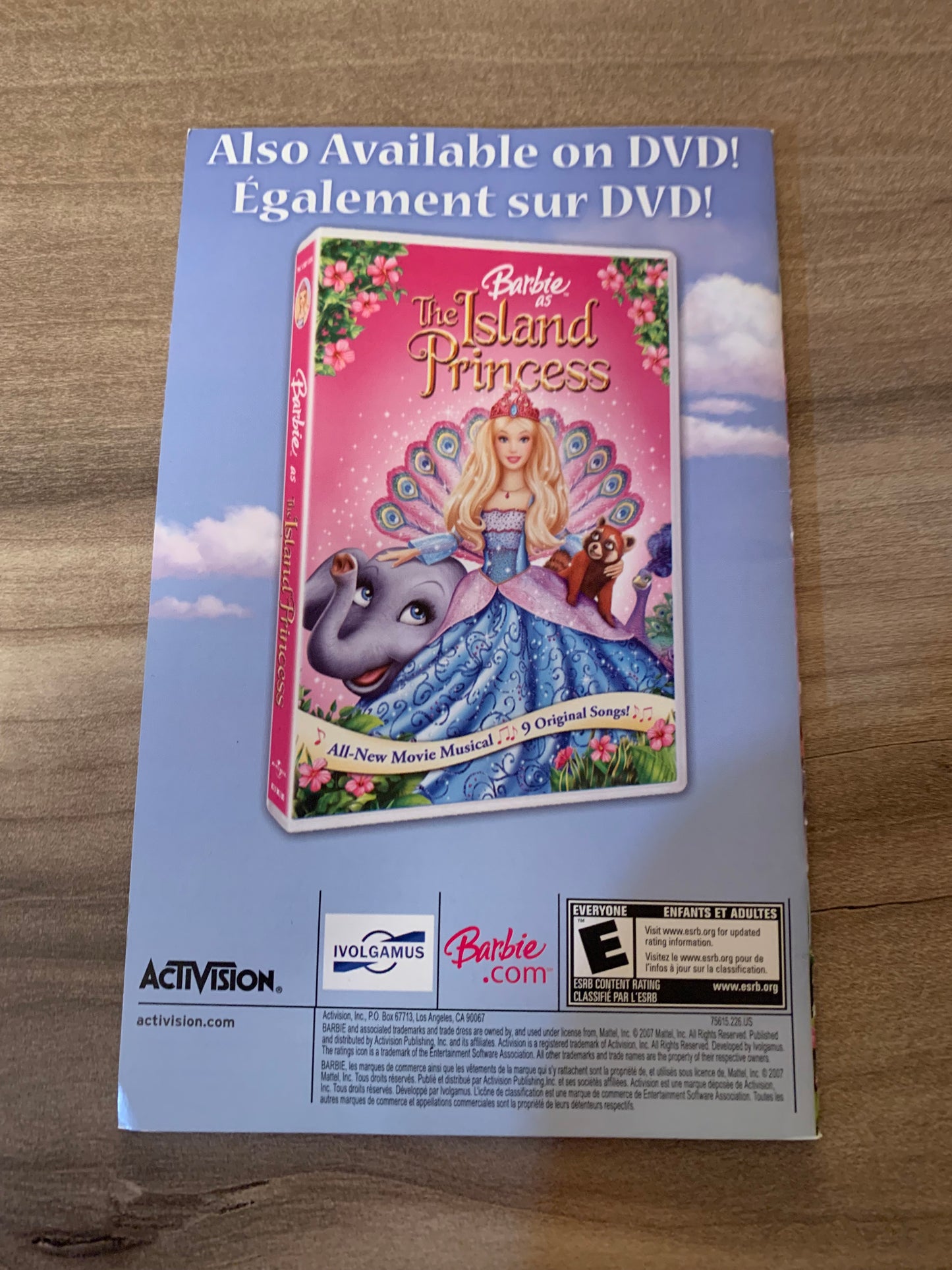 SONY PLAYSTATiON 2 [PS2] | BARBiE AS THE iSLAND PRiNCESS