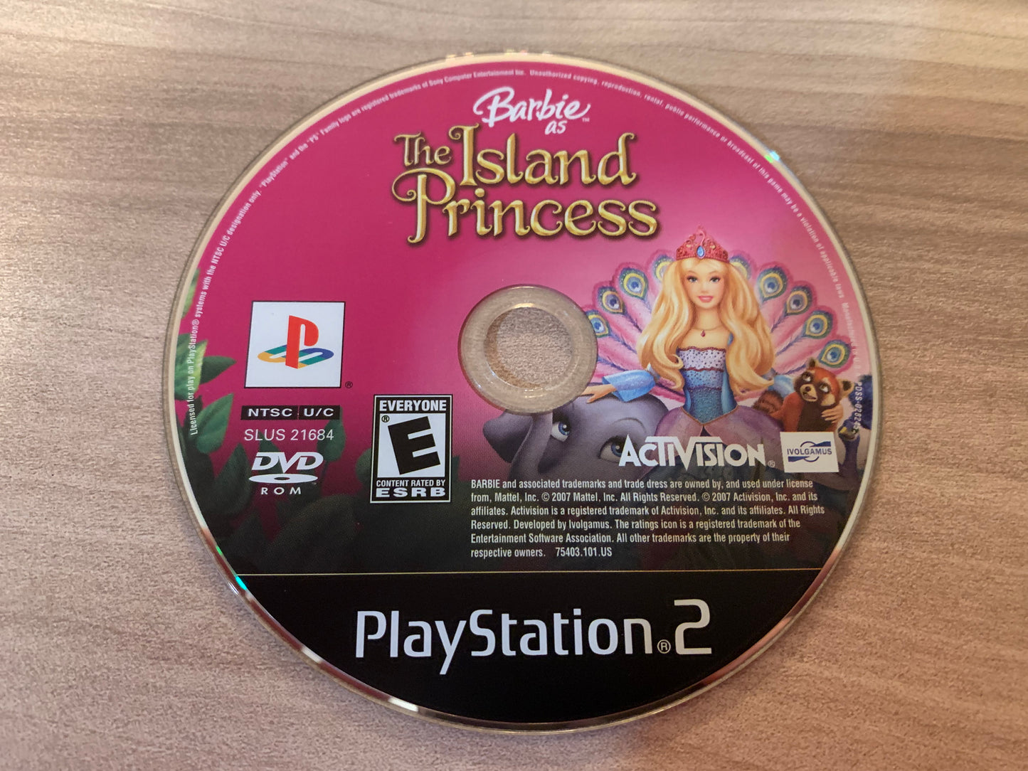 SONY PLAYSTATiON 2 [PS2] | BARBiE AS THE iSLAND PRiNCESS