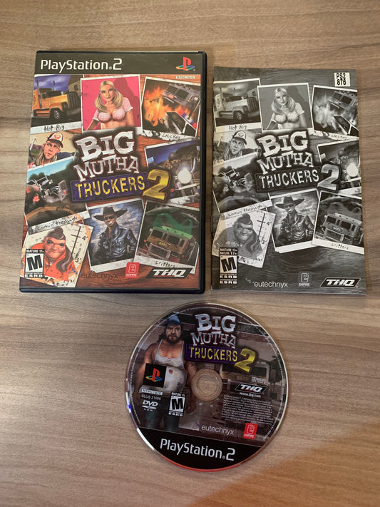 PiXEL-RETRO.COM : SONY PLAYSTATION 2 (PS2) COMPLET CIB BOX MANUAL GAME NTSC BIG MUTHA TRUCKERS 2