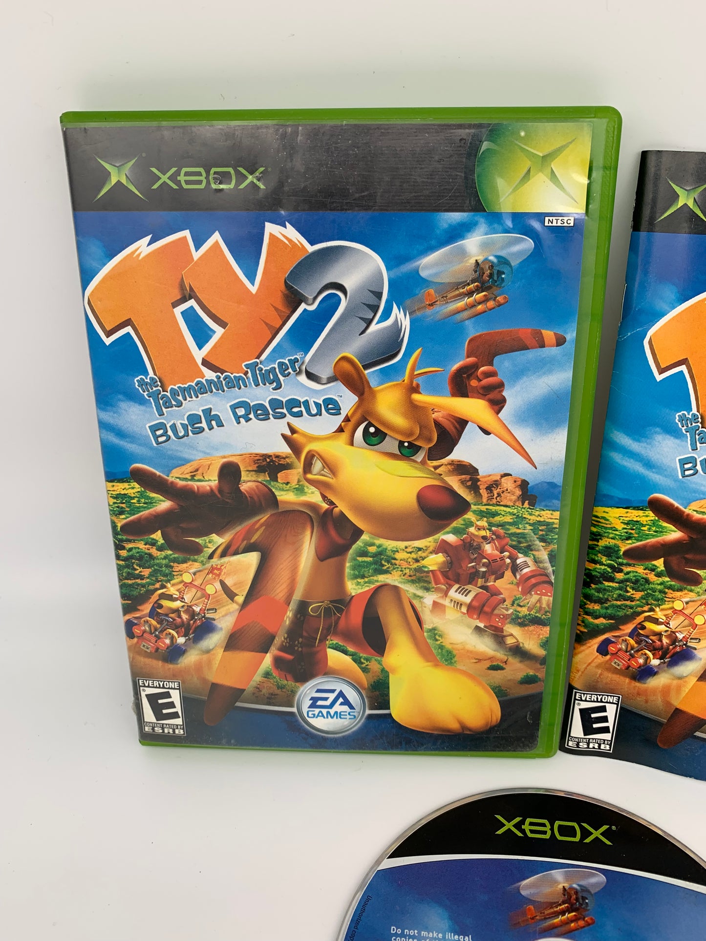 MiCROSOFT XBOX ORiGiNAL | TY 2 THE TASMANiAN TiGER BUSH RESCUE