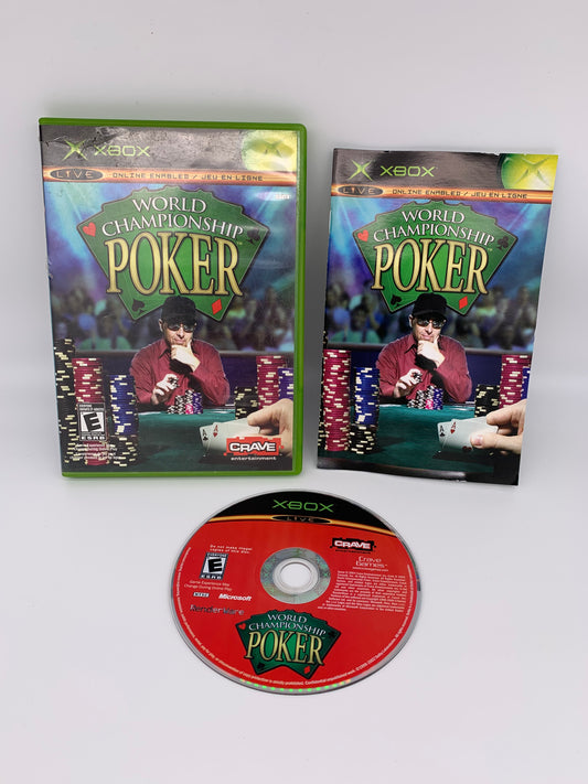 PiXEL-RETRO.COM : xbox original world championship poker complete box manual game