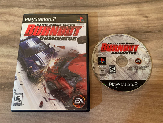 PiXEL-RETRO.COM : SONY PLAYSTATION 2 (PS2) COMPLET CIB BOX MANUAL GAME NTSC BURNOUT DOMINATOR BATTLE RACING IGNITED