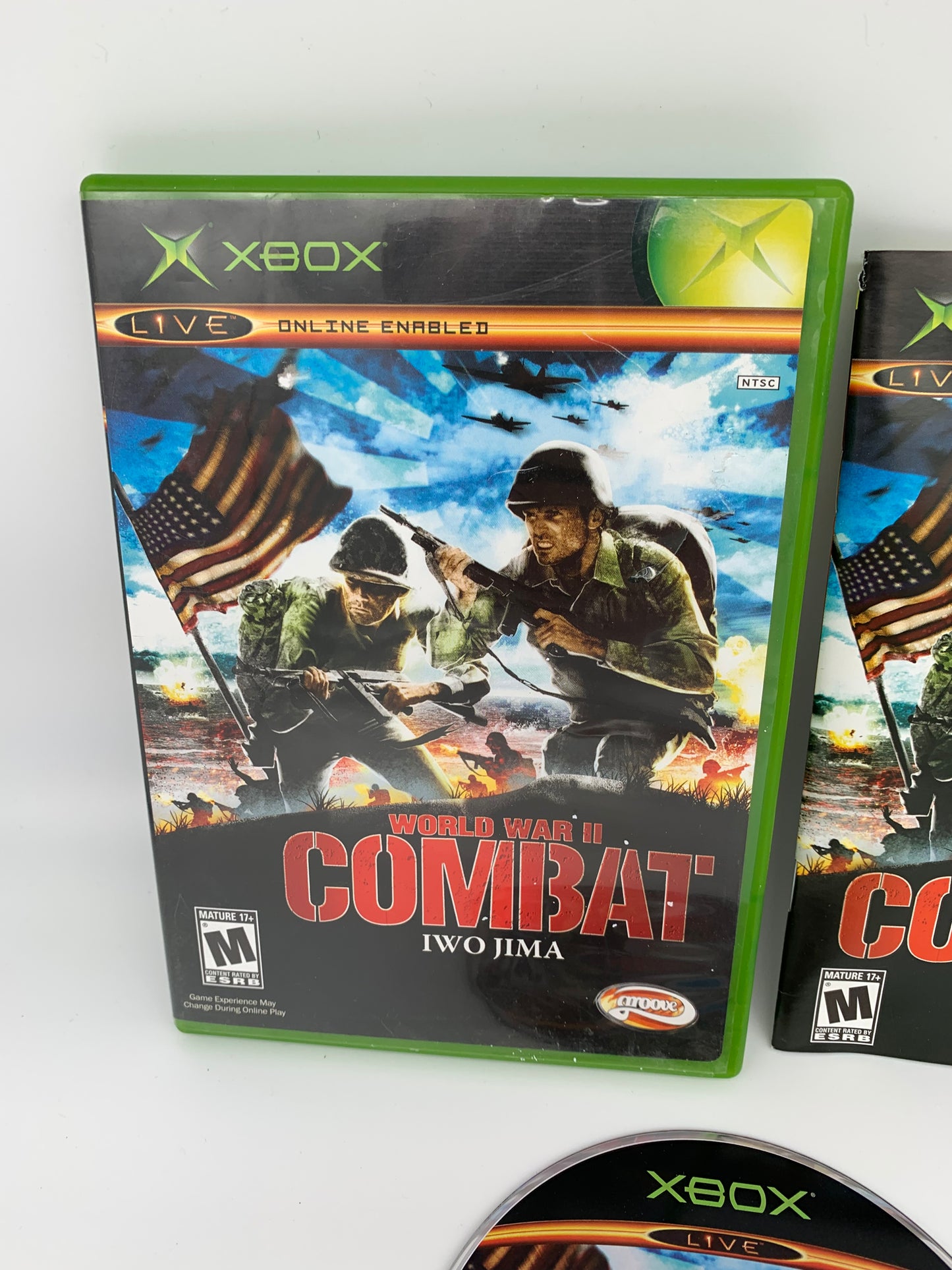 MiCROSOFT XBOX ORiGiNAL | WORLD WAR II COMBAT iWO JiMA