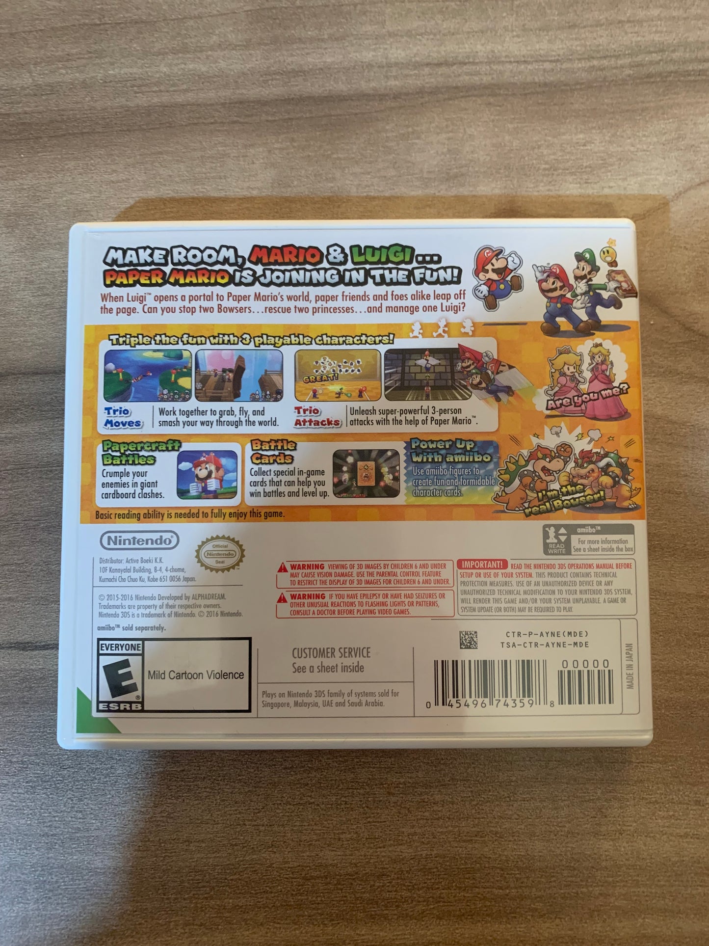 NiNTENDO 3DS | MARiO &amp; LUiGi PAPER JAM